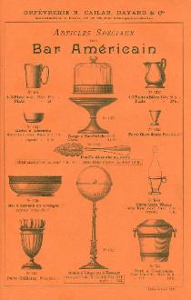 Absinthe Trade Catalogues - Orefverie Cailar, Bayard & Cie Catalogue