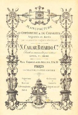 Absinthe Trade Catalogues - Oref�verie Cailar, Bayard & Cie Catalogue