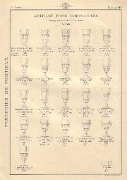 Absinthe Trade Catalogues - Verreries Portieux 1914