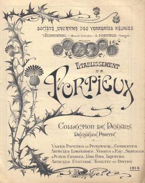 Absinthe Trade Catalogues - Verreries Portieux 1914